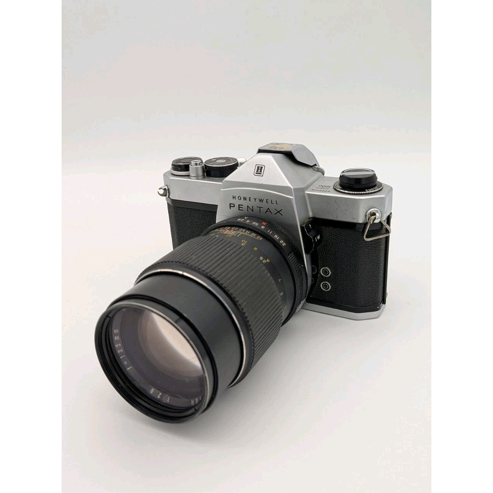 Vintage Asahi Pentax SP1000 35mm SLR Film Camera‎ w/ Auto Tele-Lentar 135mm Lens